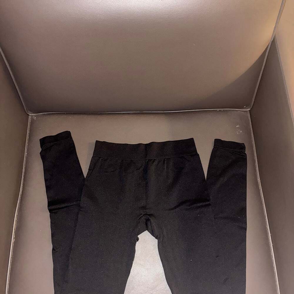 Women SWS Essentials Black High-Waist Seamless Leggings